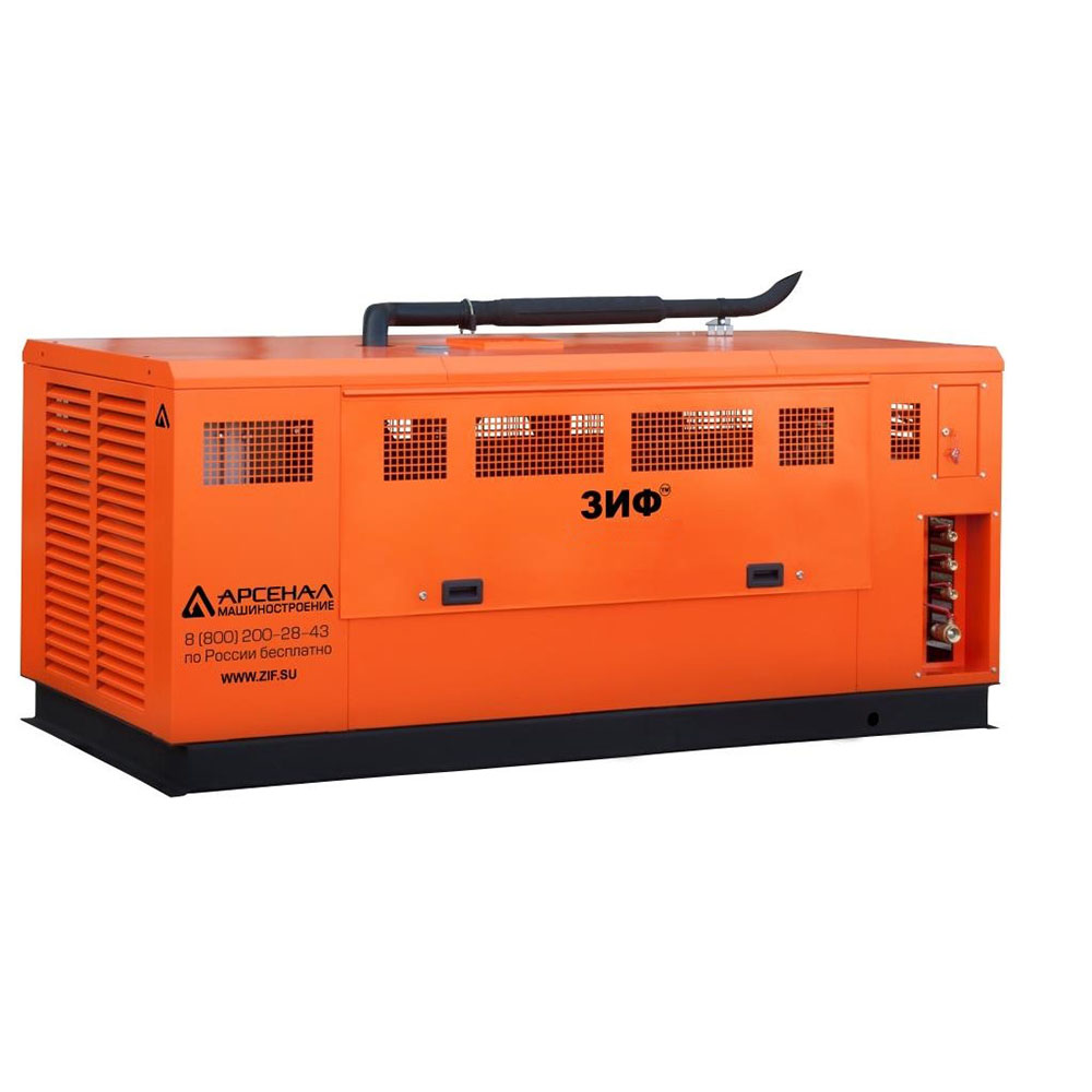 Винтовой дизельный компрессор ЗИФ-ПВ-14/1,0 (на раме)