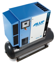 Винтовой компрессор ALUP ALLEGRO 11-13-400-500 на ресивере (с осушителем)