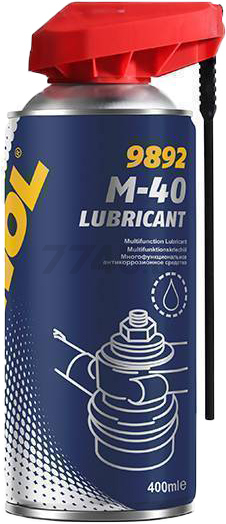 Смазка универсальная MANNOL M40 Lubricant SMART (аналог WD-40) 400мл / 9892 (99872)