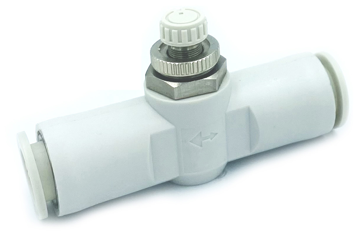 RPU-205-6 Дроссель с обратным клапаном цанговый Camozzi