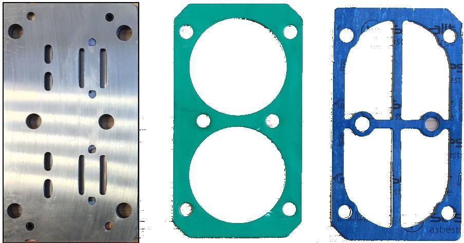 ABAC B2800, B3800, NS11, NS18 клапанная в сборе плита с прокладками (9428001, 6229024900)