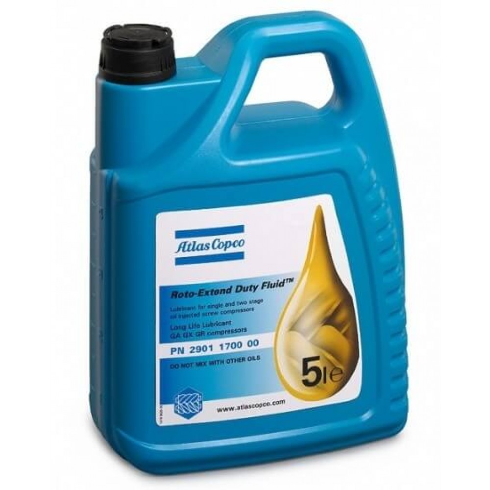 Компрессорное масло Atlas Copco Roto-Xtend Duty Fluid (RXD) 2901170000 (канистра 5л)