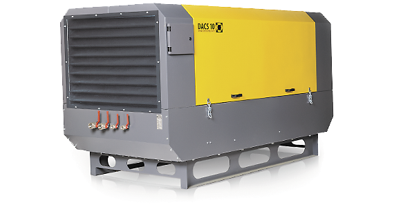 DACS 10S (на раме) передвижной дизельный компрессор Comprag
