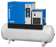 Винтовой компрессор ALUP SONETTO 15-8 /270 на ресивере с осушителем