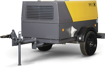 DACS 5 передвижной дизельный компрессор Comprag