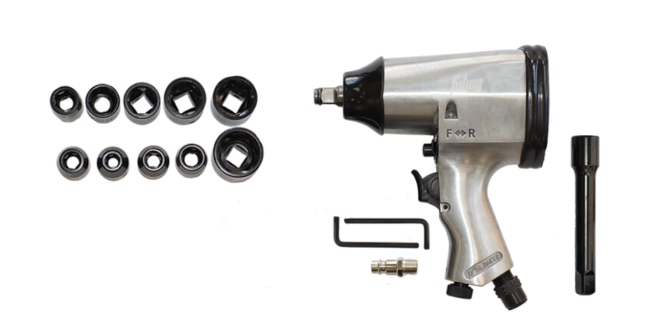 ПНЕВМОГАЙКОВЕРТ FUBAG PW312 1/2"+ УДЛИНИТЕЛЬ + 10 ГОЛ.