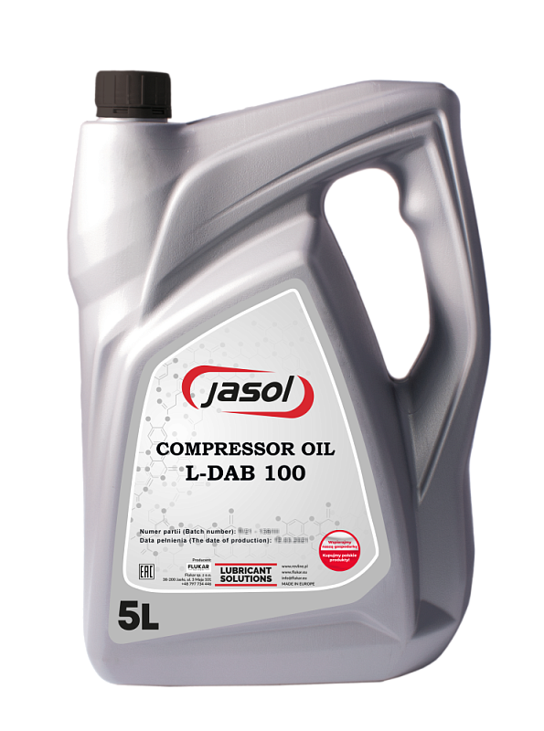 Компрессорное масло JASOL COMPRESOR OIL L-DAB 100