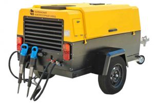 Передвижной дизельный компрессор ЧКЗ КВ-3/8П