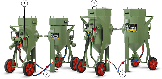 Пескоструйный аппарат BlastRazor Z-50 RC