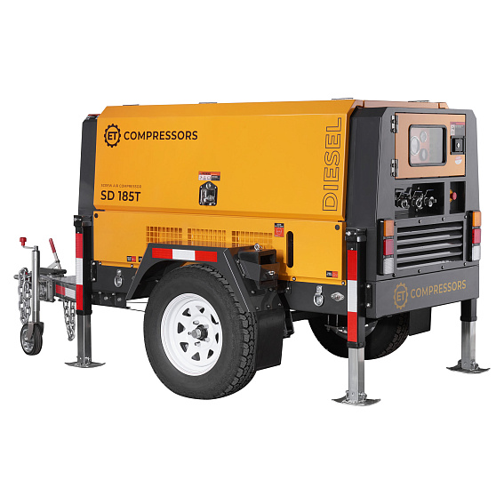Дизельный винтовой компрессор ET-Compressors ET SD 185T-7 на шасси