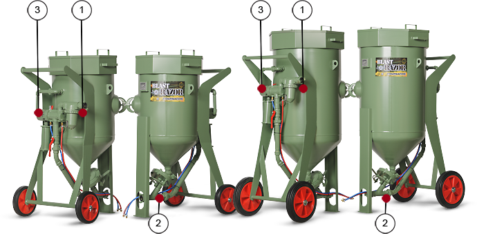 Пескоструйный аппарат BlastRazor Z-200 RC