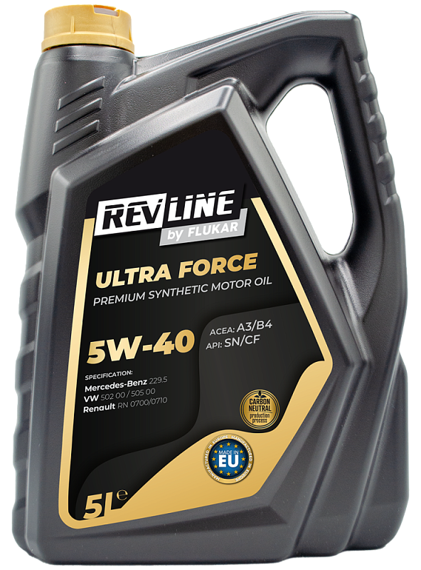 Моторное масло Revline Ultra Force Synthetic 5W40 / RUF5404 (4л)