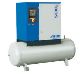 Винтовой компрессор ALUP SCK 8-10-500 /380 на ресивере